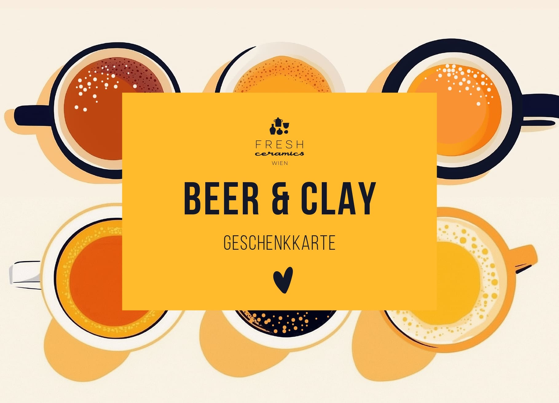 Beer & Clay mit Josef Geschenkkarte *2-stündiger kreative Modellierkurs
