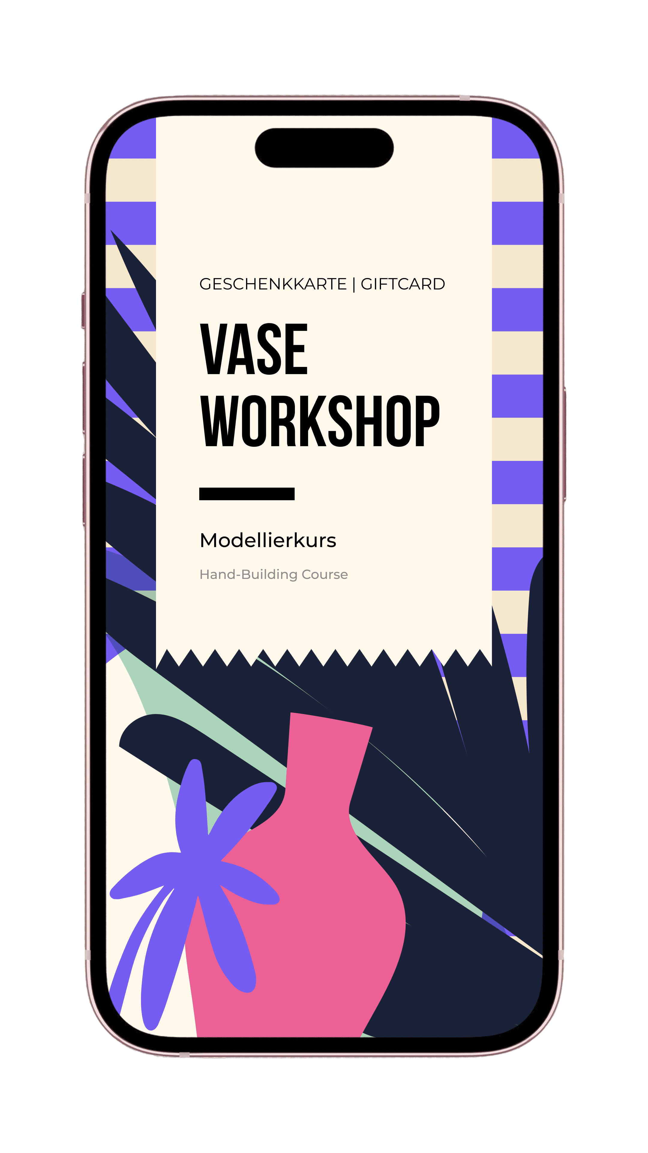 Vase Workshop E-Geschenkkarte