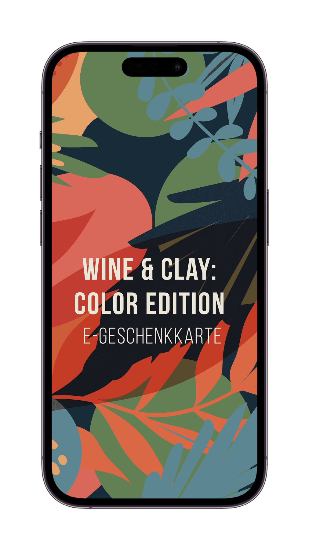 Wine & Clay: Color Edition E-Geschenkkarte*2.5 Std. Modellierklasse