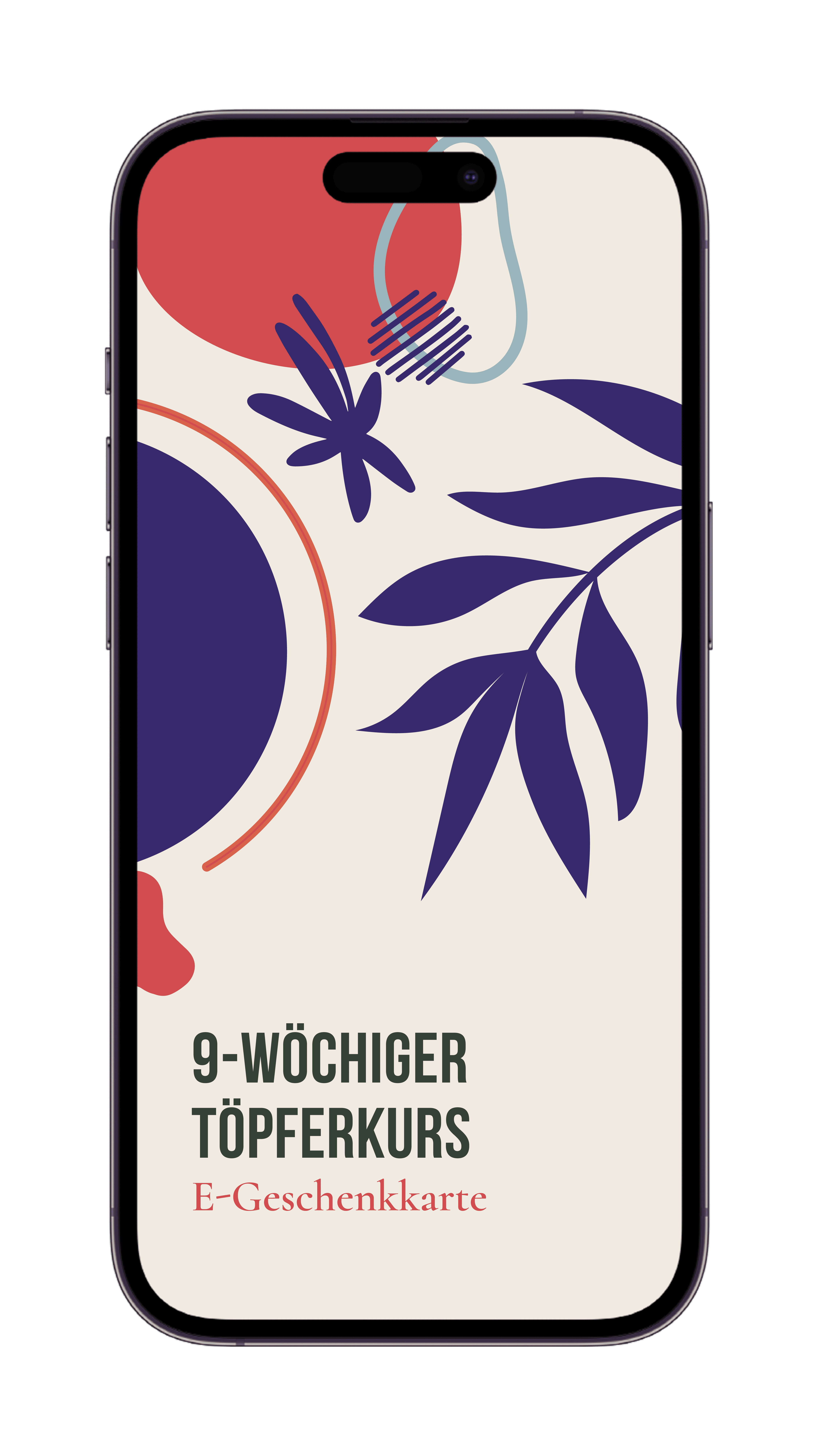 9-wöchiger Kurs: Intensives Töpferabenteuer E-Geschenkkarte